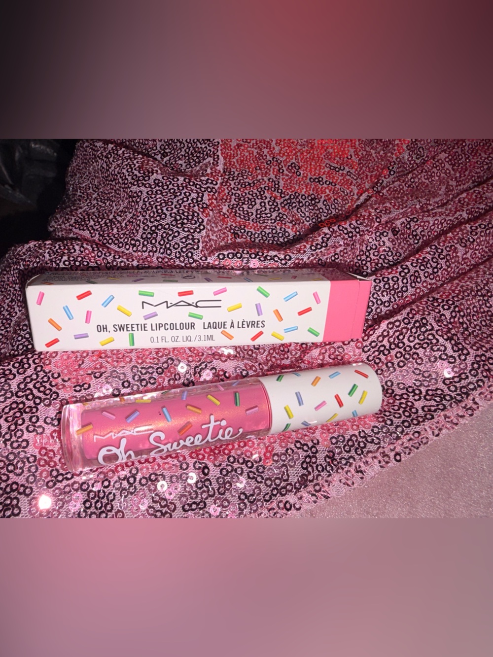 MAC Cosmetics Oh, Sweetie Strawberry Mousse with Sprinkle Packaging New LE